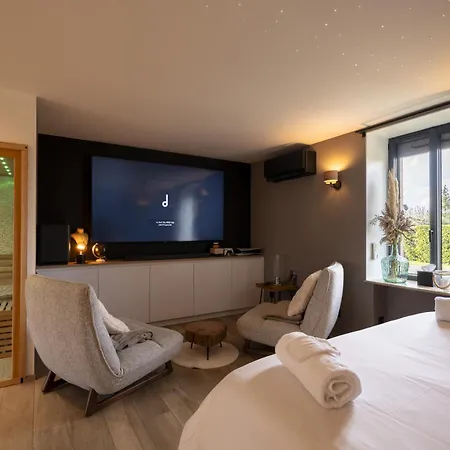 La Suite Spa Privatif Du Moulin Saint-Laurent-d'Andenay Exterior photo